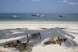 Welche Affektverläufe schildern Reiseschriftsteller? Strand an der indonesischen Küste.