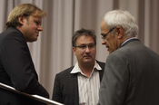3 | Hauke Heekeren (left), Helmut Leder and Klaus Willmes-v. Hinckeldey
